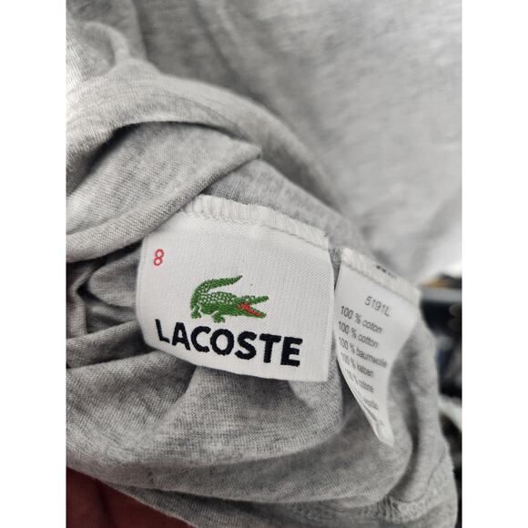 Lacoste short sleeve T men's size 8 fits like XL - Picture 3 of 4